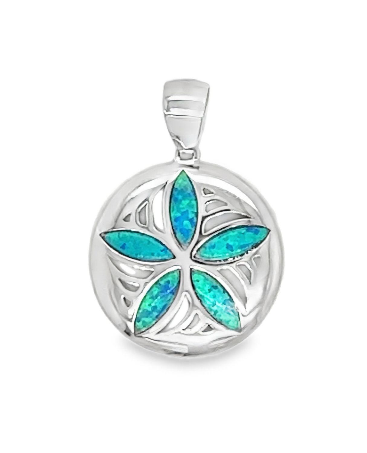 Opal Sand Dollar Pendant