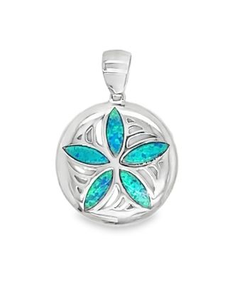 Opal Sand Dollar Pendant