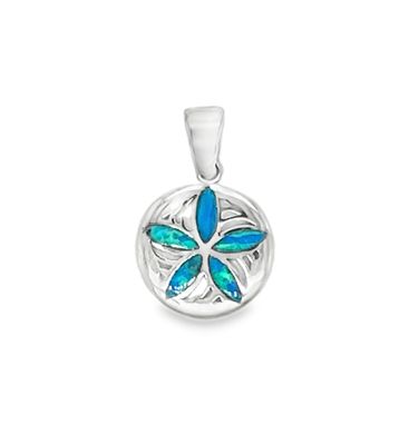 Opal Sand Dollar Pendant