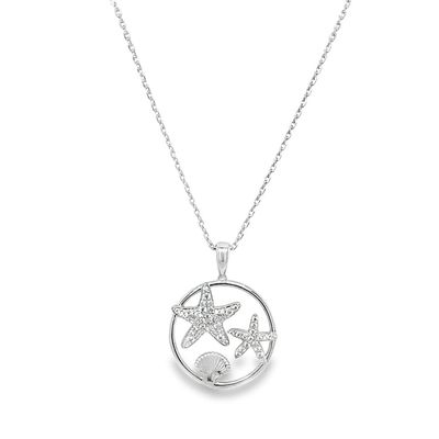 Platinum Finished Sterling Silver