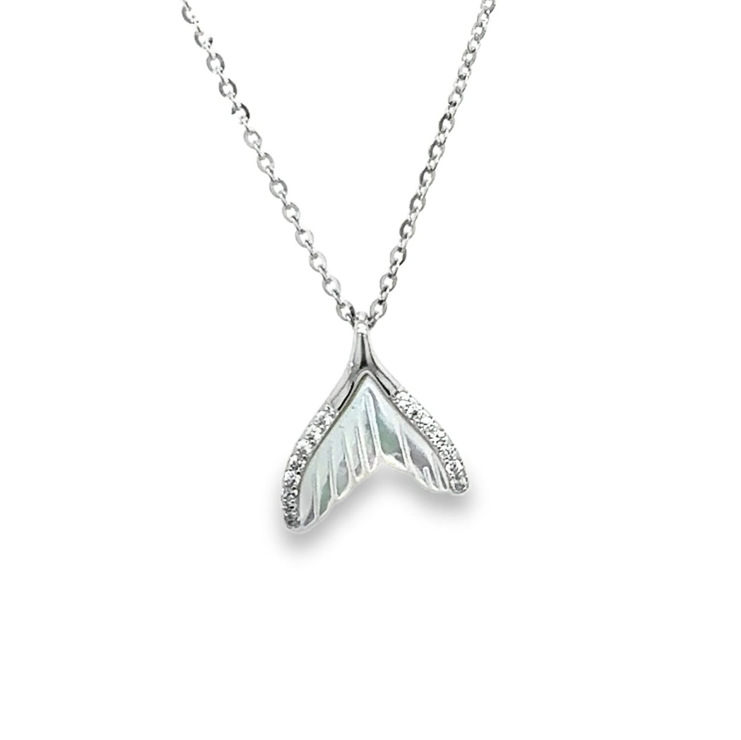 Mother Of Pearl Tail Necklace