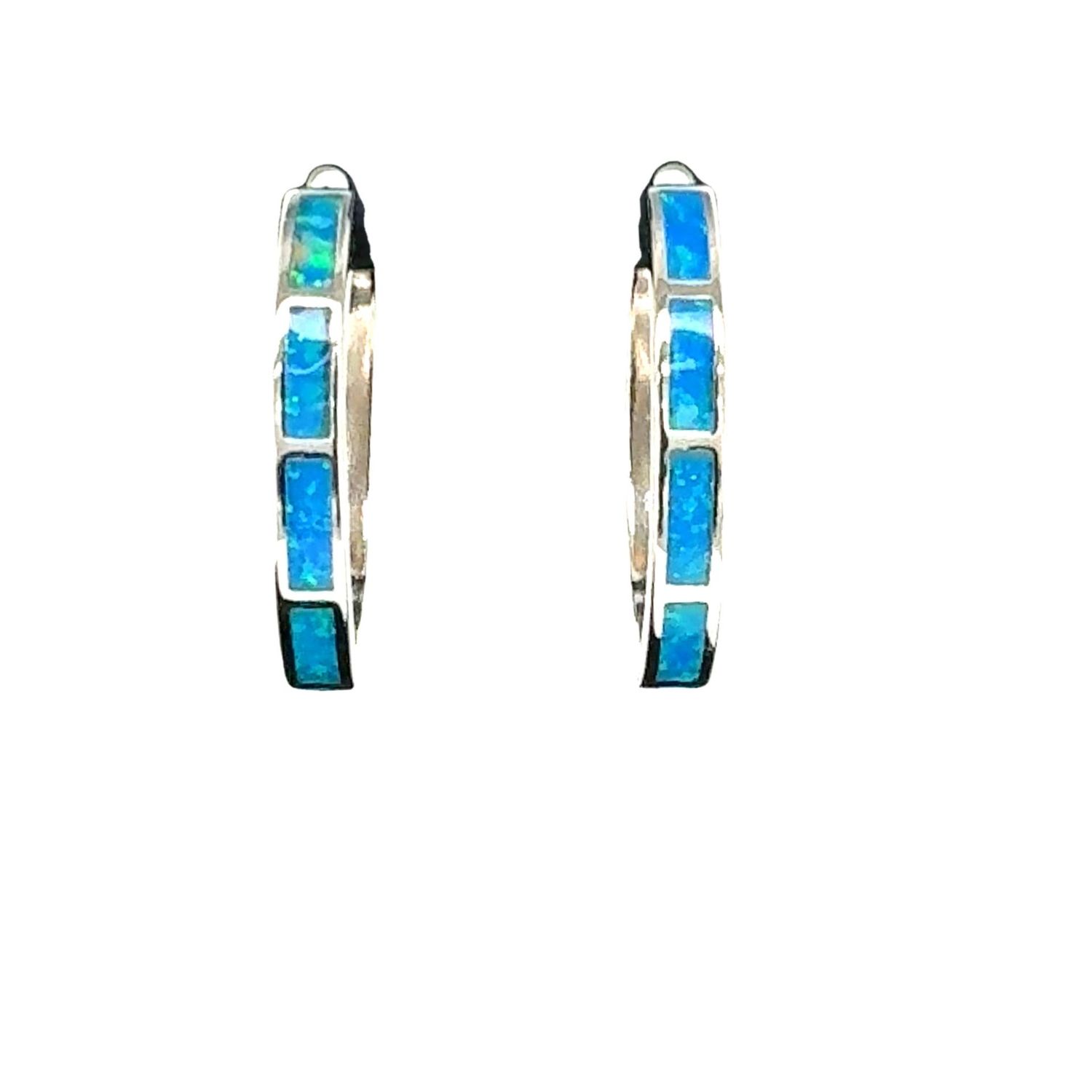 Opal Hoop Earrings