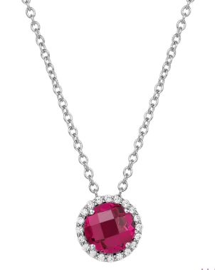 July Birthstone Necklace