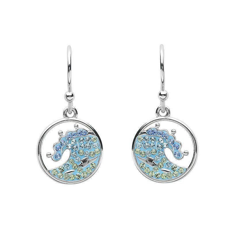 Wave Drop Earrings