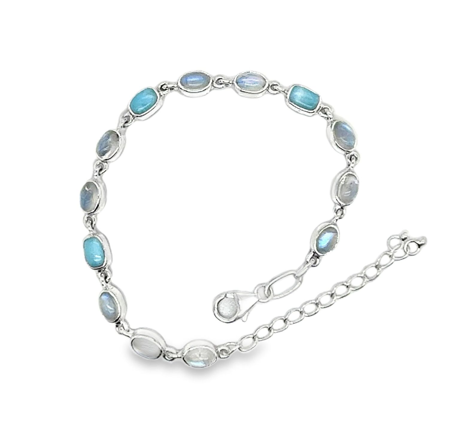 Larimar & Moonstone Bracelet