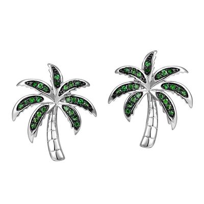 Palm Tree Tsvorite Earrings