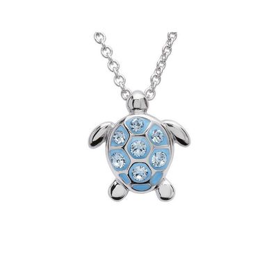 Aqua Turtle Necklace