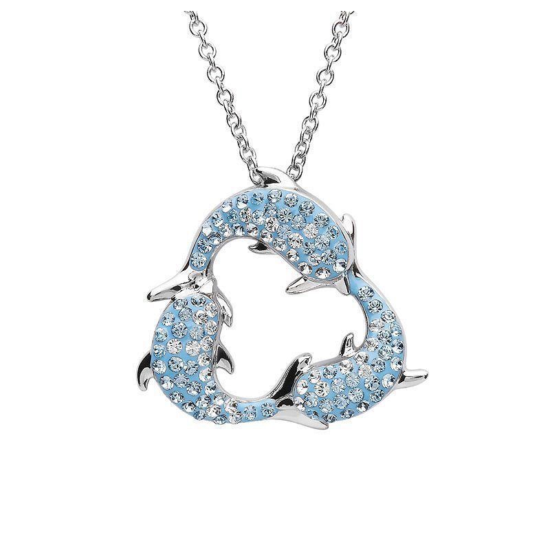Dolphin Circle Necklace