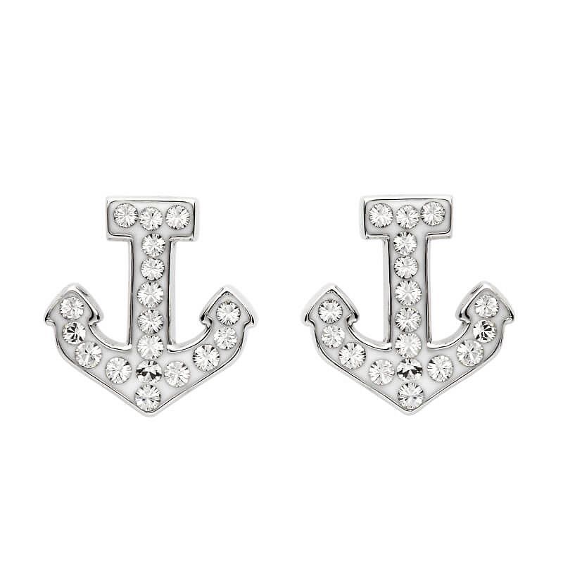 Anchor Stud Earrings