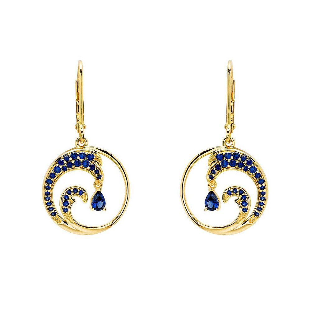 Vermeil Wave Earrings