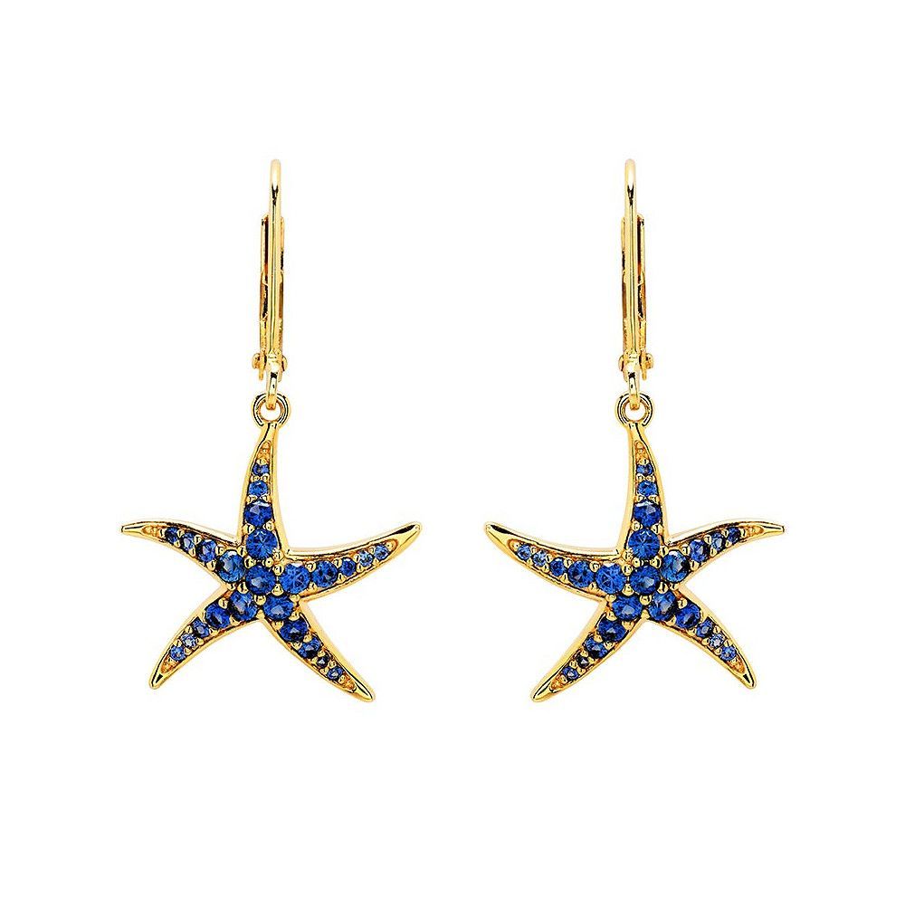 Vermeil Starfish Earrings