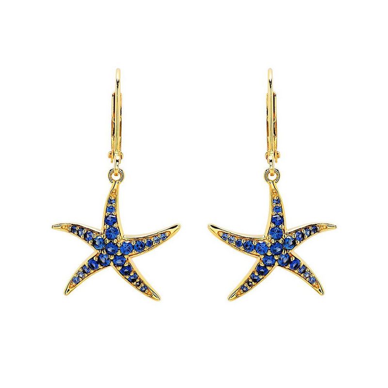 Vermeil Starfish Earrings