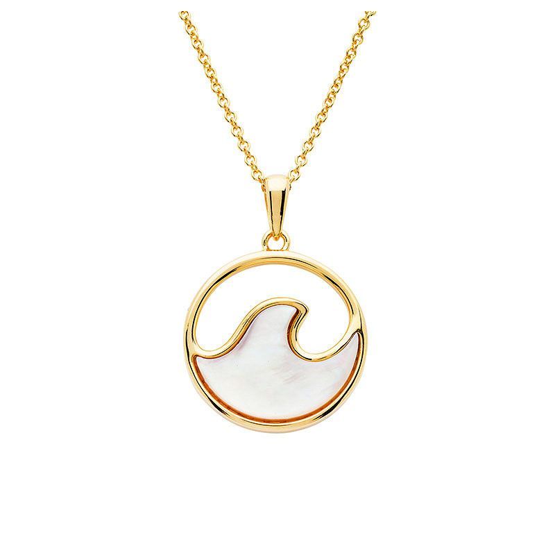 Vermeil Wave Necklace