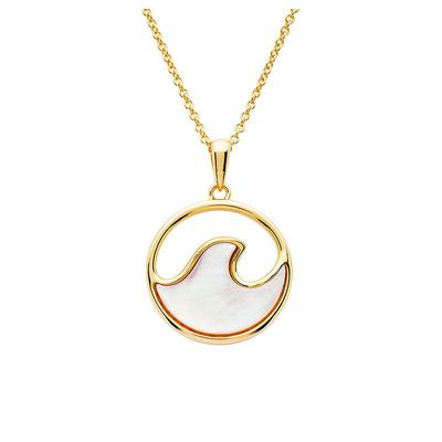 Vermeil Wave Necklace