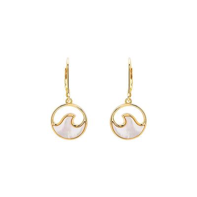 Vermeil Wave Earrings