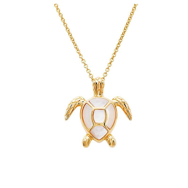 Vermeil Turtle Necklace