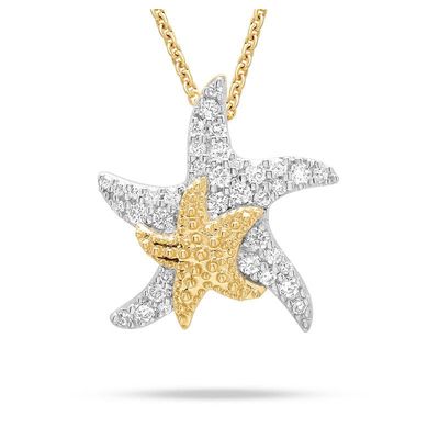 14kt Gold with Lab Diamonds