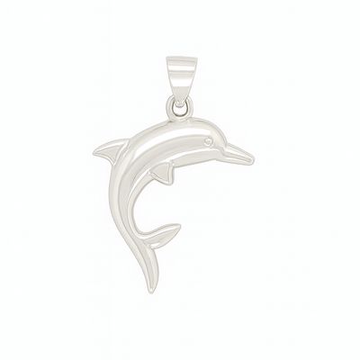 Sterling Silver Dolphin Pendant Sterling Silver Dolphin Pendant