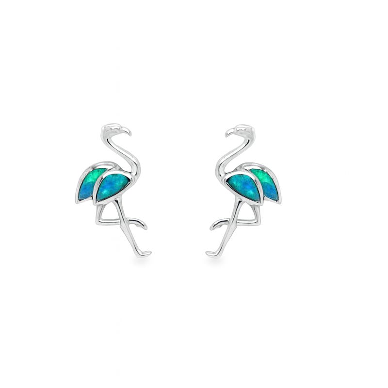 Flamingo Post Earrings