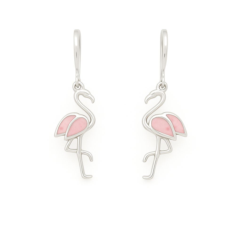 Flamingo Dangle Earrings