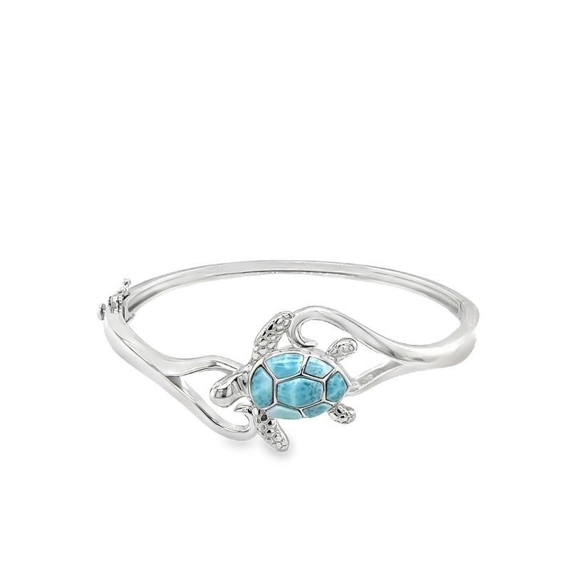 Larimar Turtle Bracelet