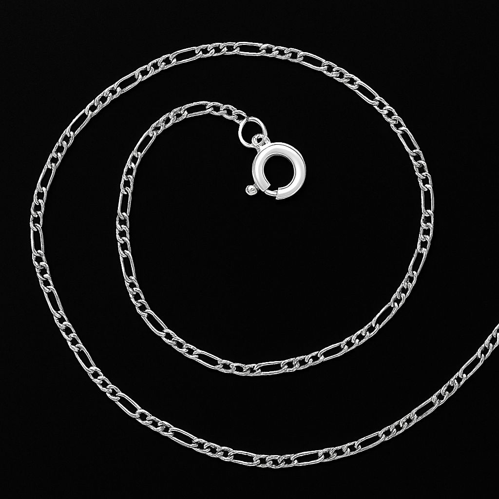 Sterling Silver Figaro Chain 1.8mm