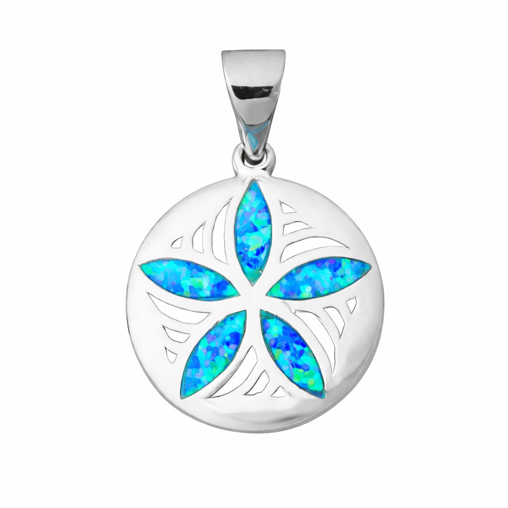 Opal Sand Dollar Pendant Opal Sand Dollar Pendant