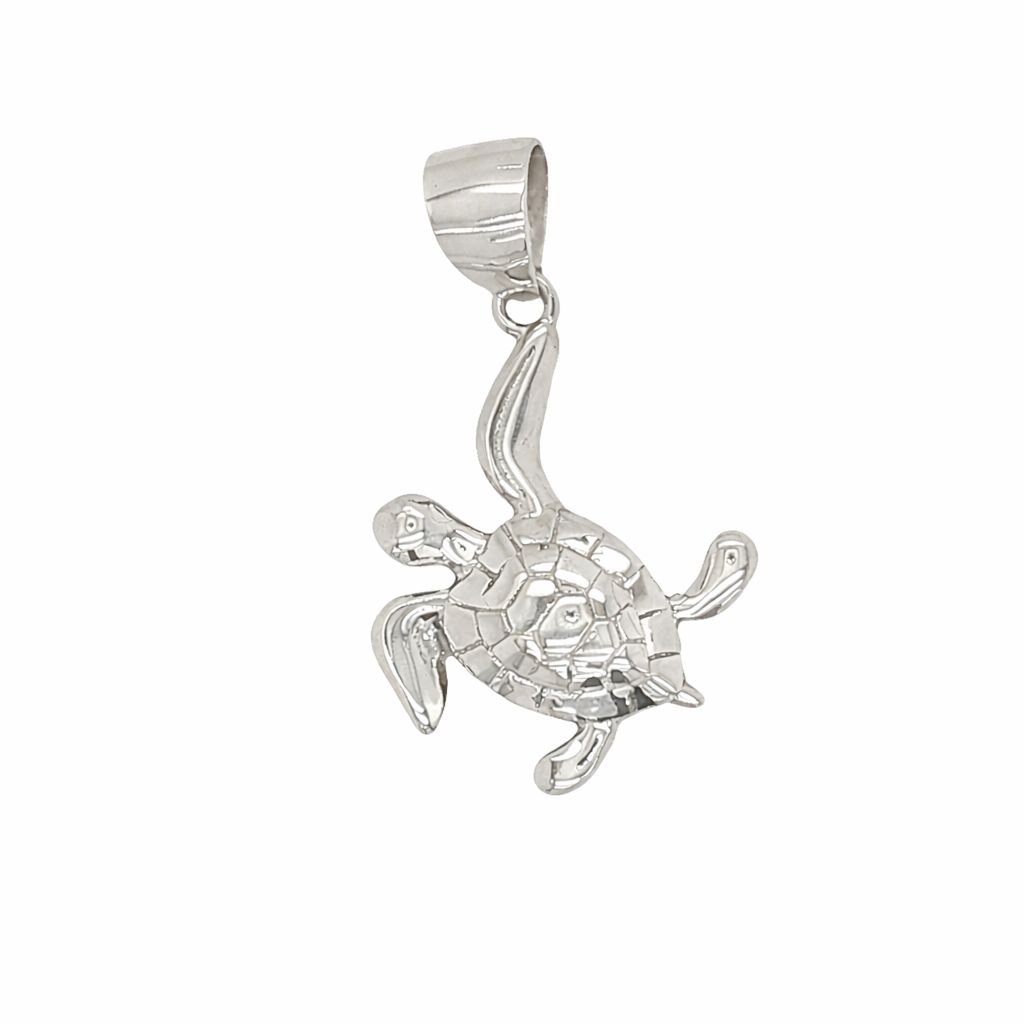 Sterling Silver Turtle Pendant