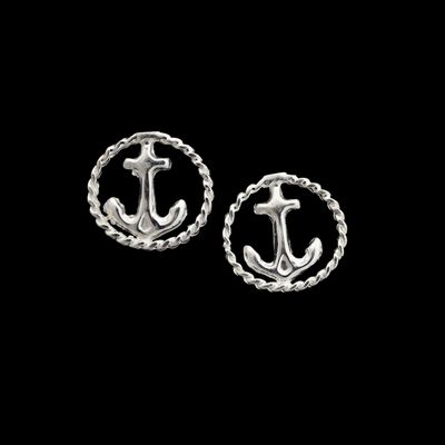 Sterling Silver Anchor Earrings Sterling Silver Anchor Earrings