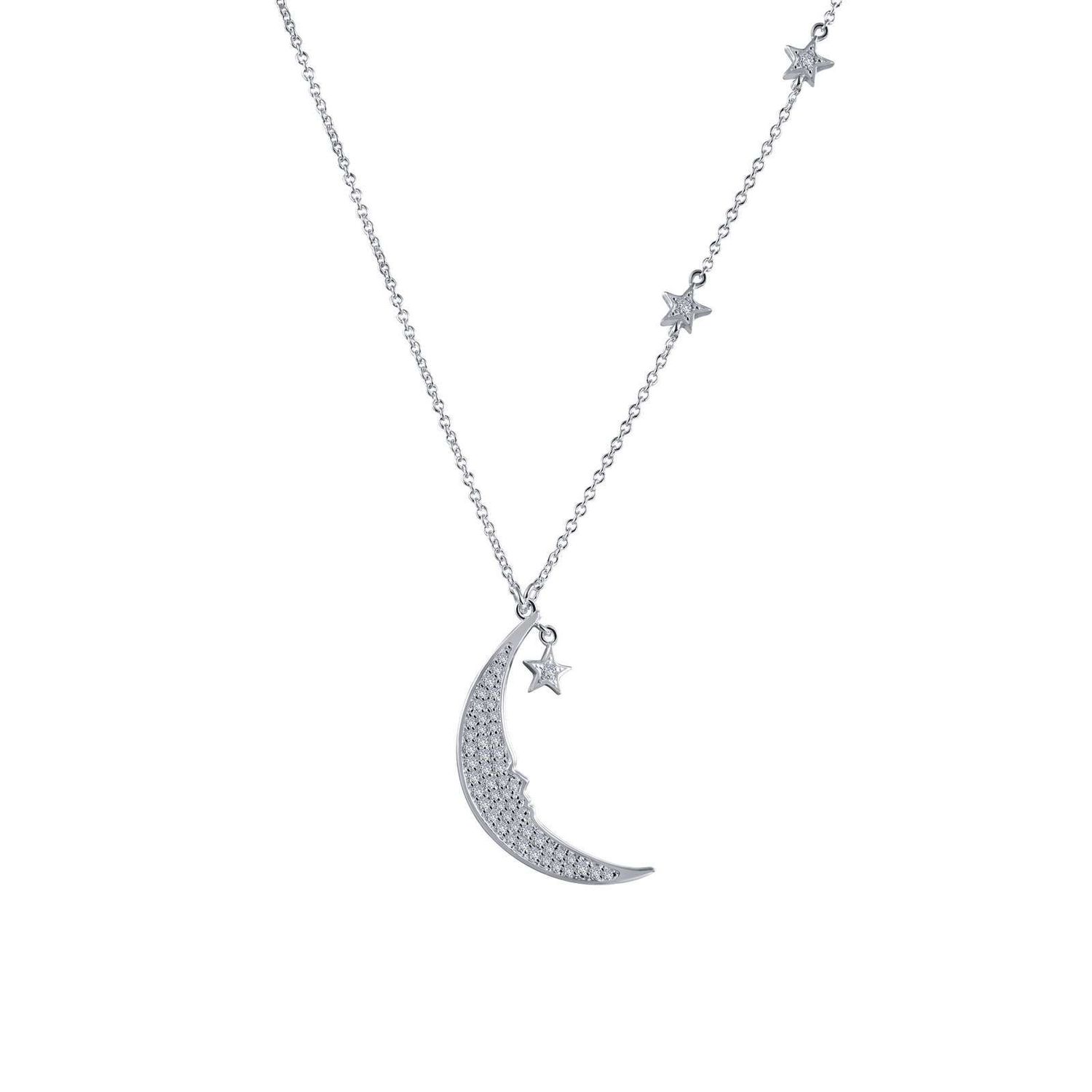Moon And Stars Necklace