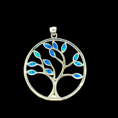 Opal Tree Of Life Pendant