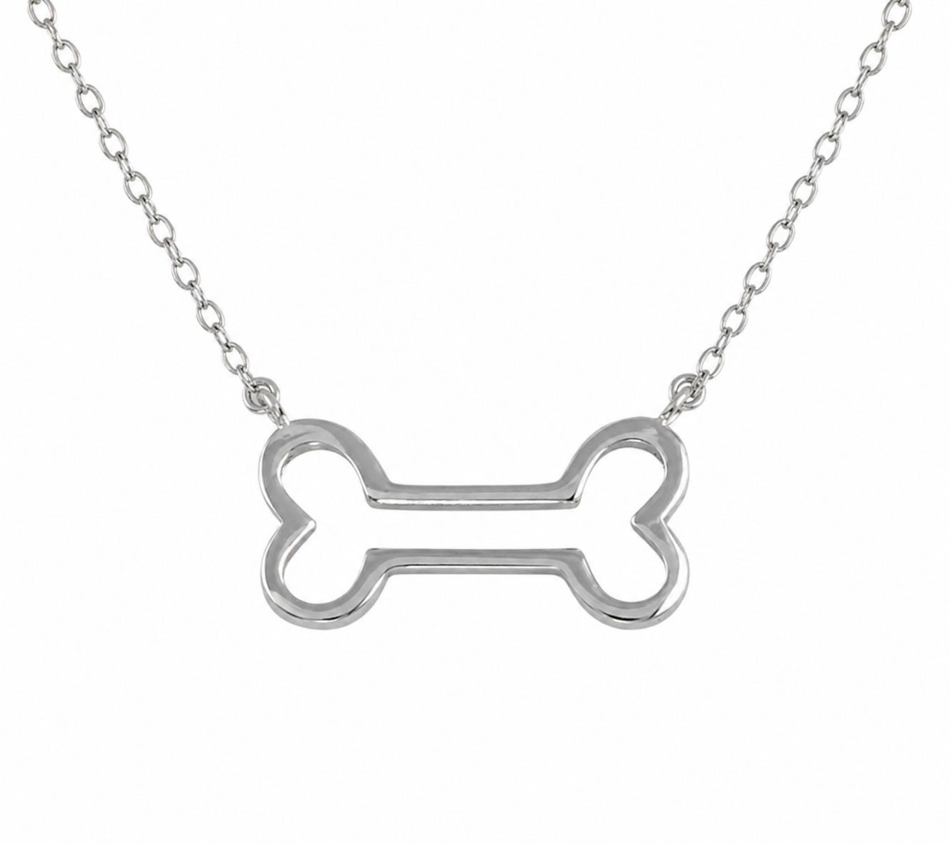 Sterling Silver Bone Necklace Sterling Silver Bone Necklace