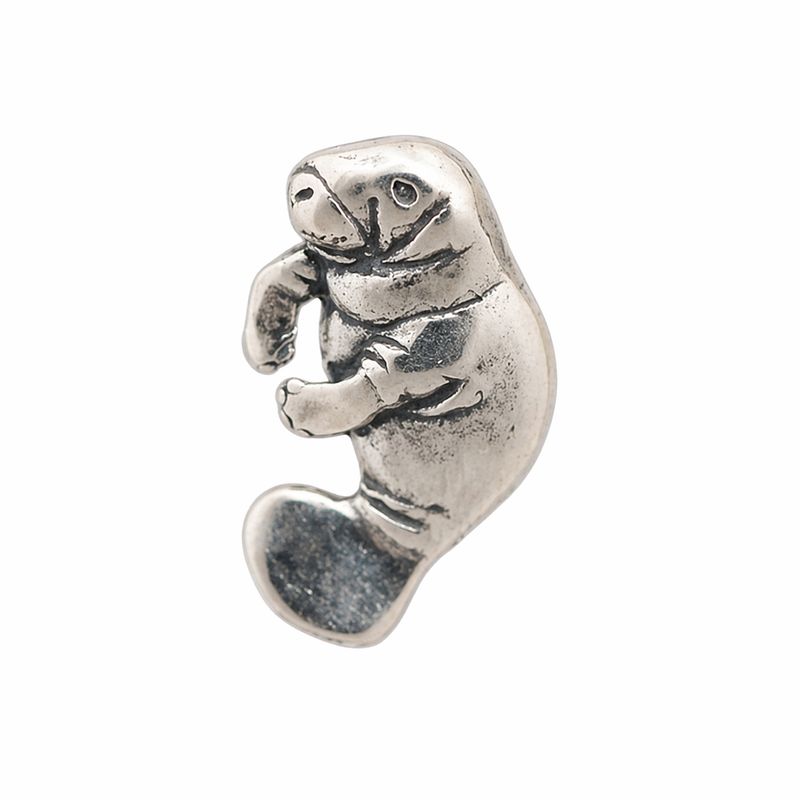 Sterling Silver Manatee Pendant