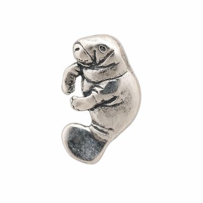 Sterling Silver Manatee Pendant