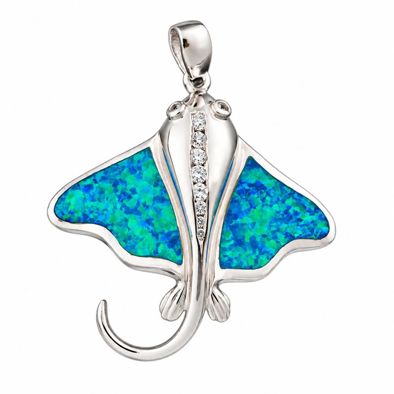 Opal Manta Ray Pendant Opal Manta Ray Pendant