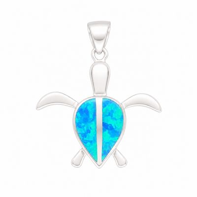 Opal Turtle Pendant