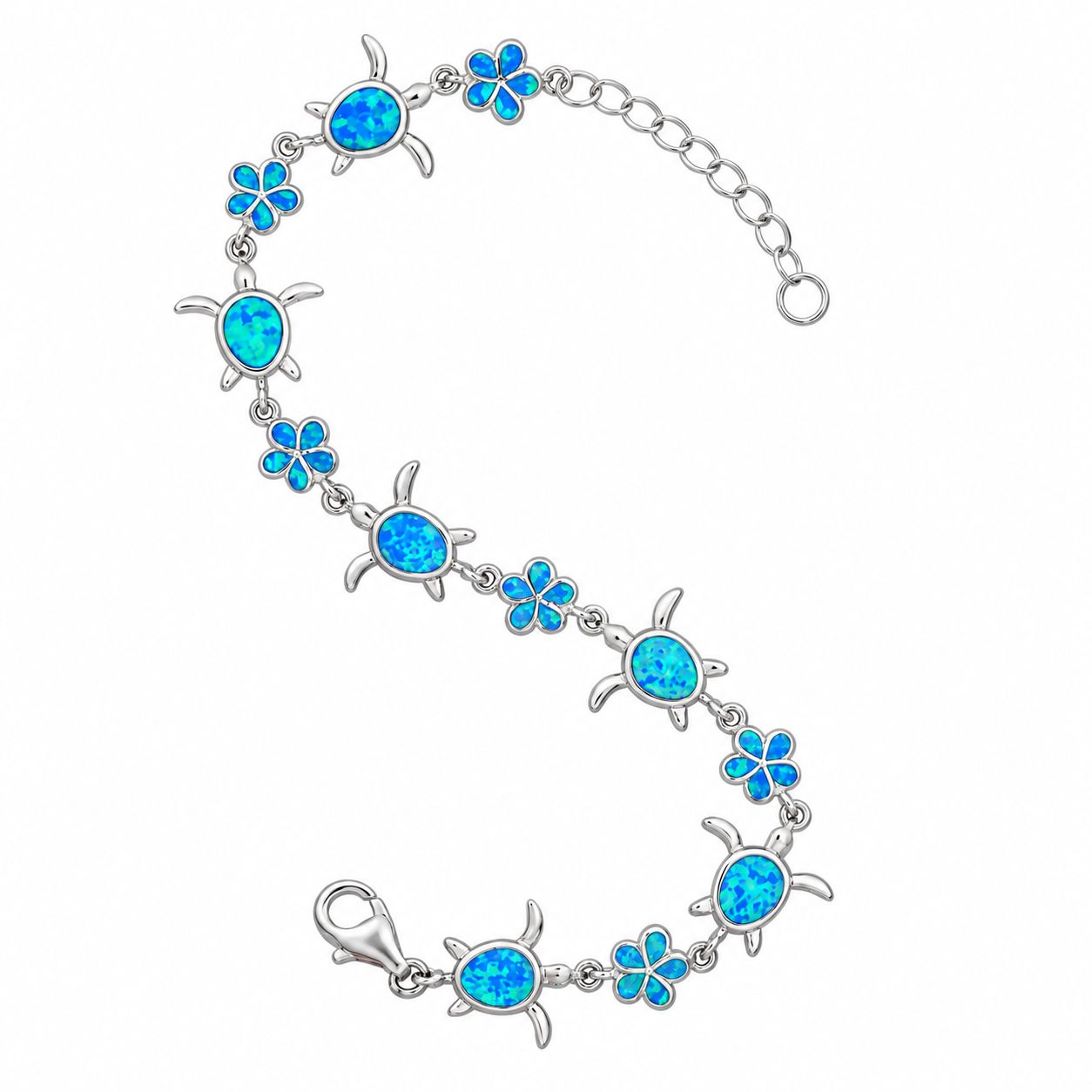 Opal Turtle & Flower Bracelet Opal Turtle & Flower Bracelet
