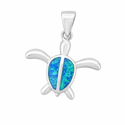Opal Turtle Pendant