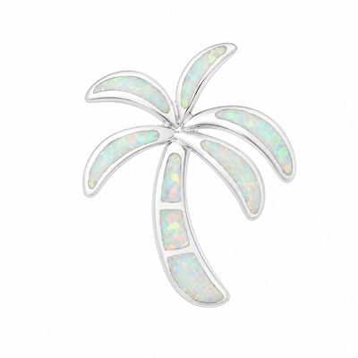 Opal Palm Tree Pendant Opal Palm Tree Pendant