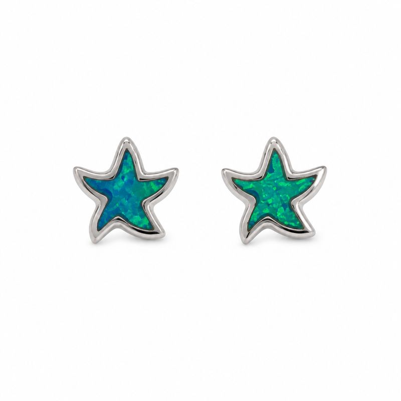 Opal Starfish Earrings ***RETIRED DESIGN***