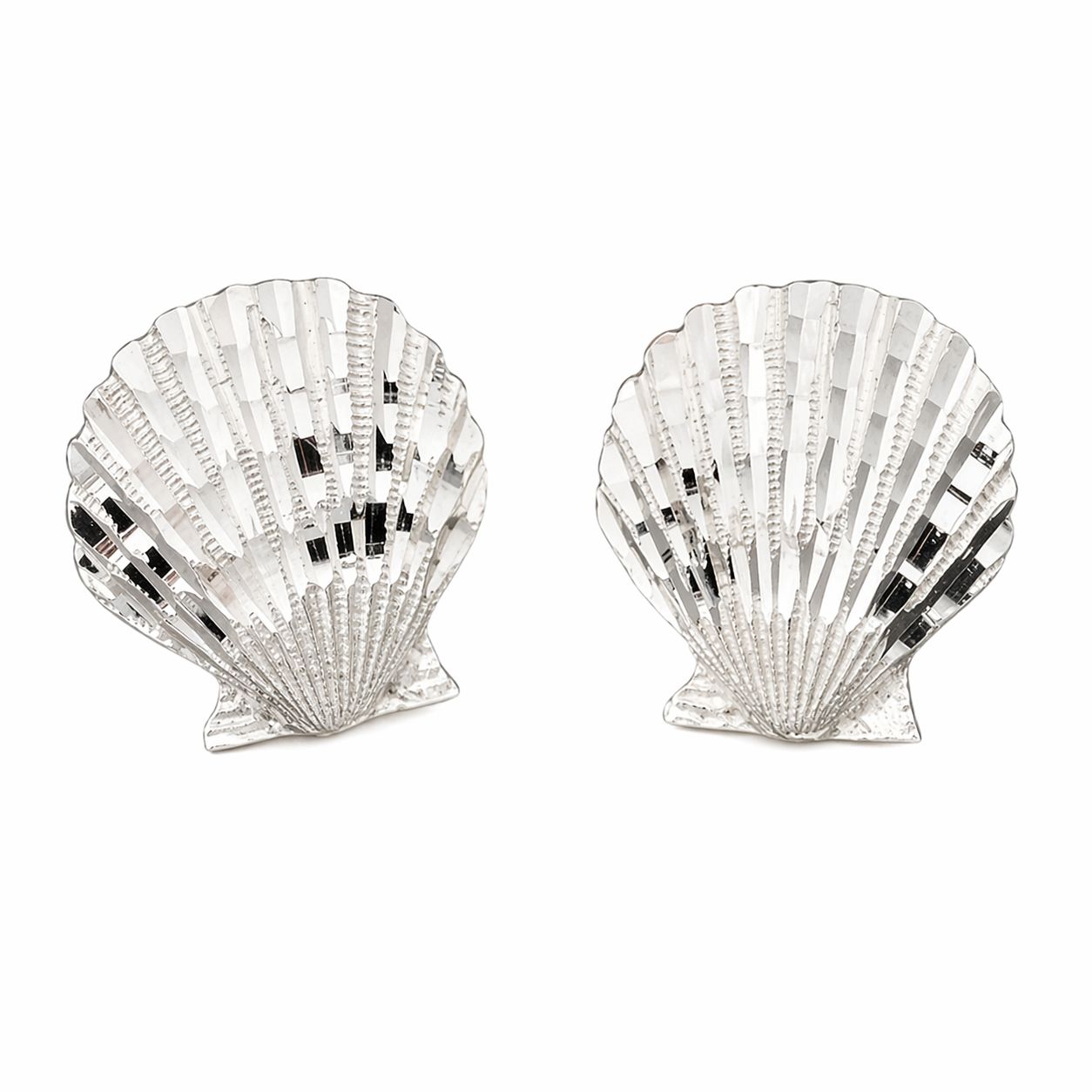 Sterling Silver Shell Earrings Sterling Silver Shell Earrings