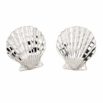 Sterling Silver Shell Earrings Sterling Silver Shell Earrings