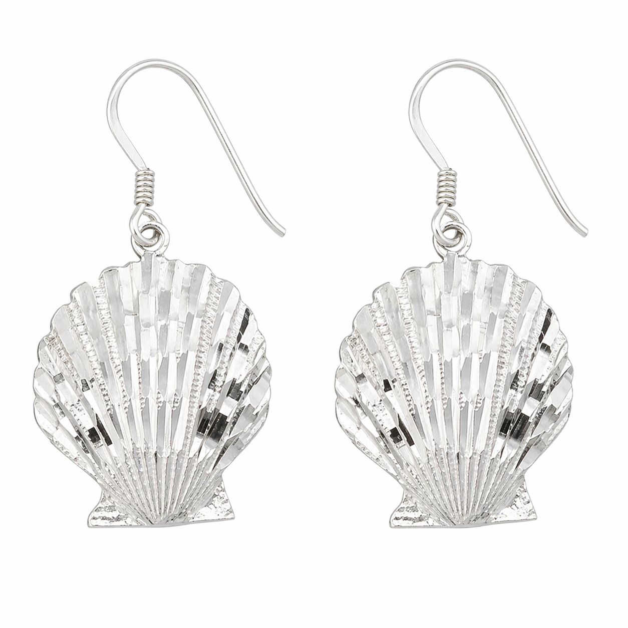 Sterling Silver Shell Earrings
