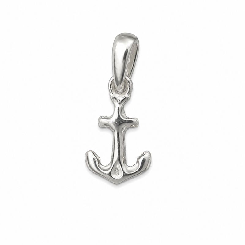 Sterling Silver Anchor Pendant