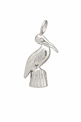 Sterling Silver Pelican Pendant