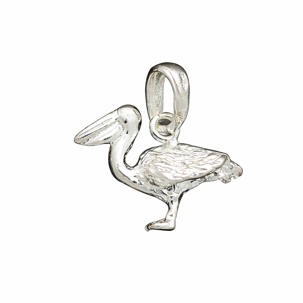 Sterling Silver Pelican Pendant
