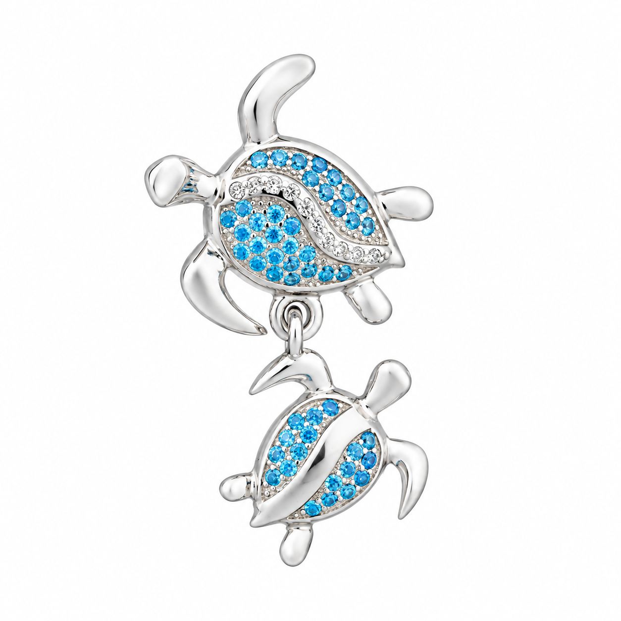 Blue Topaz Turtle Pendant Blue Topaz Turtle Pendant