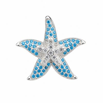 Blue Topaz Starfish Pendant Blue Topaz Starfish Pendant