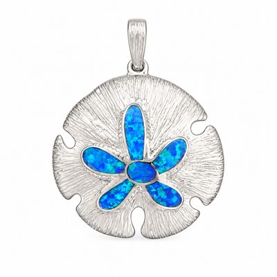 Opal Sand Dollar Pendant Opal Sand Dollar Pendant