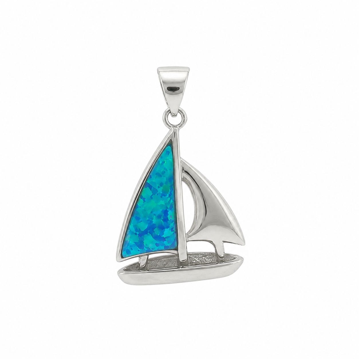 Opal Boat Pendant ***RETIRED DESIGN*** Opal Boat Pendant ***RETIRED DESIGN***